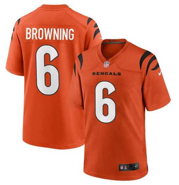 Men & Women & Youth Cincinnati Bengals #6 Jake Browning Orange Stitched Game Jersey,We sell and wholesale Men & Women & Youth Cincinnati Bengals #6 Jake Browning Orange Stitched Game Jersey on line form chian!
